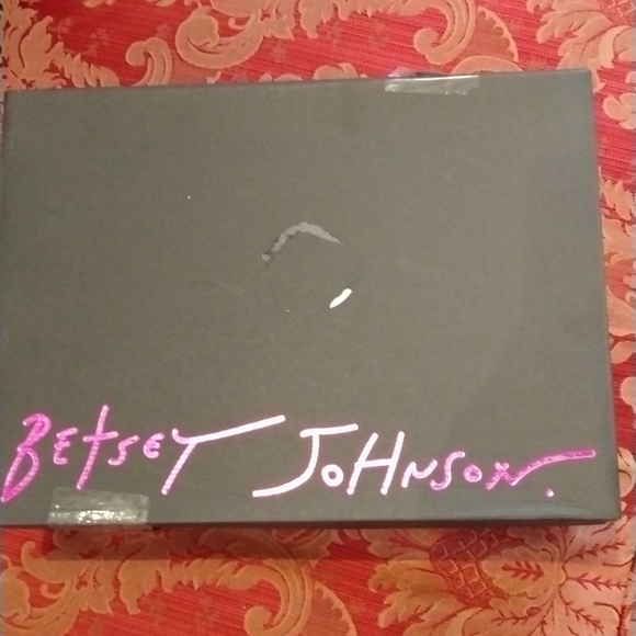 💖BETSEY JOHNSON- NIB Bonnie Platform Flower Shoes Size 8.5 - Picture 5 of 5